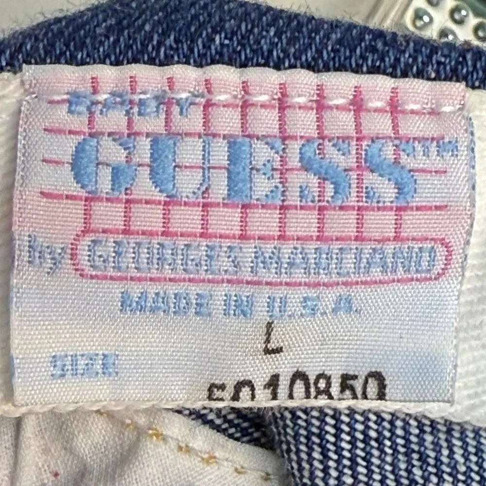 Vintage 1980s/90s Denim Hat, Baby Guess by George’s Marciano, Blue Jean Cap